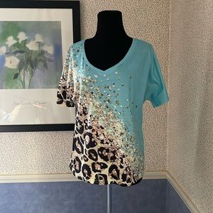 Ladies, summer print T-shirt